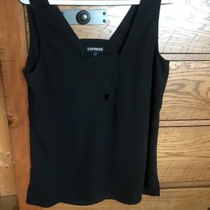 Express size medium black tank.
